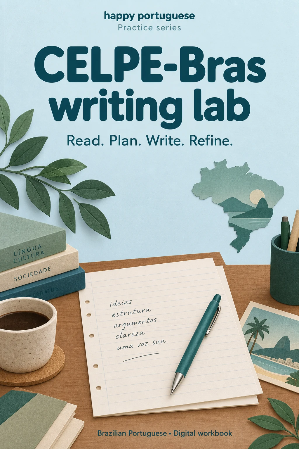 CELPE-Bras writing lab workbook cover